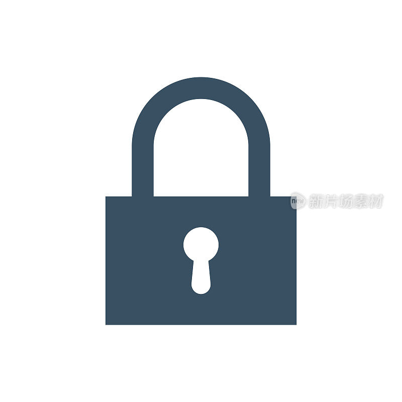 Lock safety icon